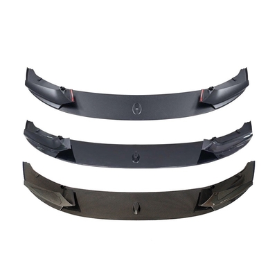4Pcs Car ABS Front Body Bumper Lip Diffuser Splitters Kit Cover Guard Trim For BMW F10 5 Series 535i 528i M Sport 2011-2016